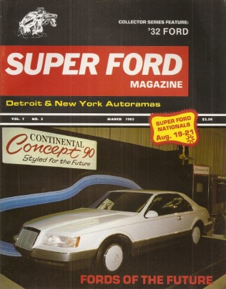 SUPER FORD UNCIRCULATED 1982 MAR - PANTERA SPECIAL, PINTOS, CONCEPT 90, AFV